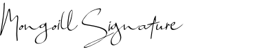 Mongoill Signature Signature Script